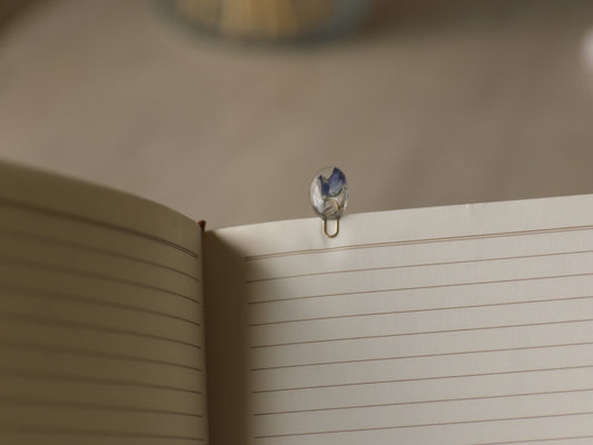 Pressed Lupine Petal Bookmark